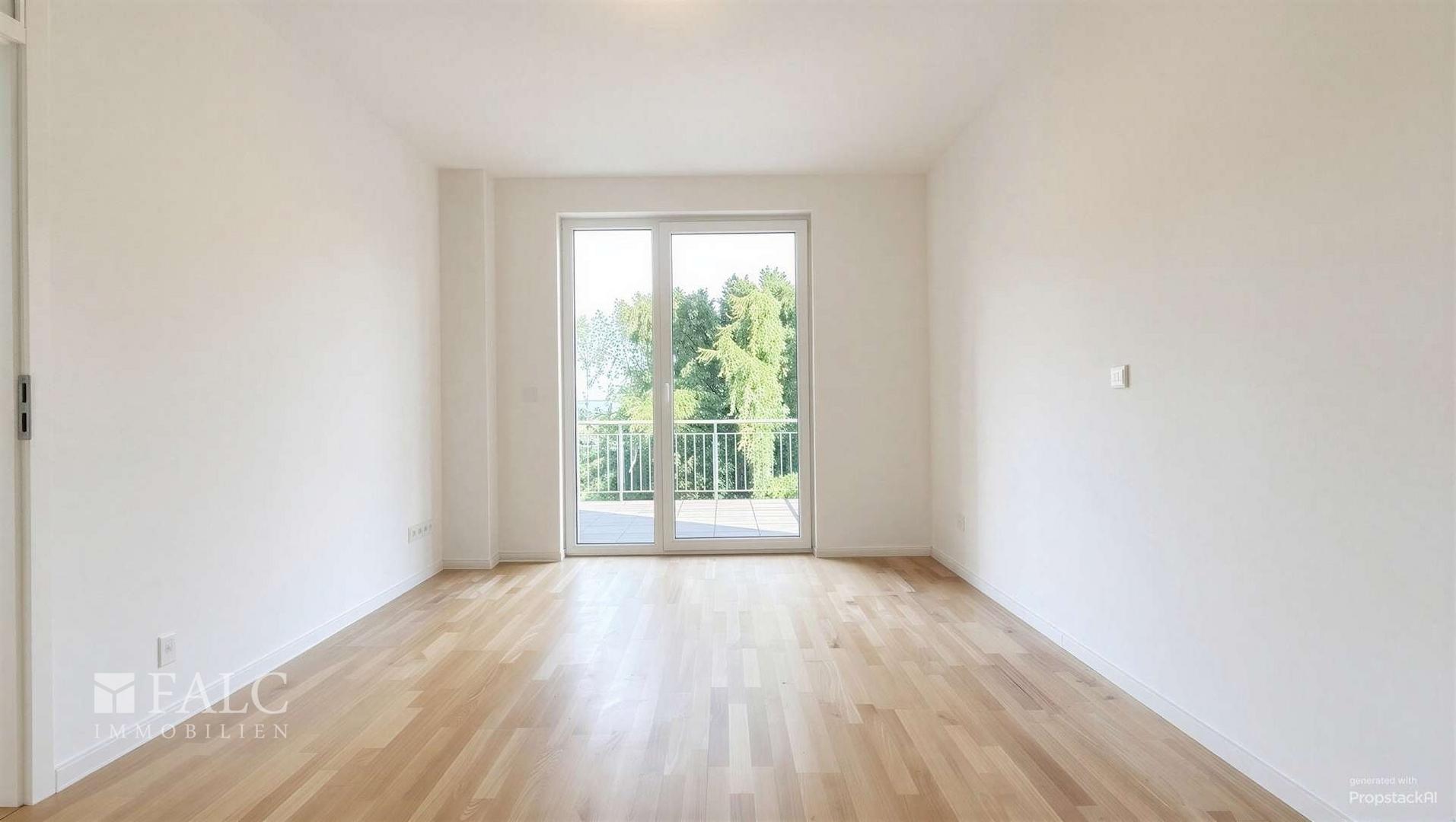 Schlafzimmer mit Balkon