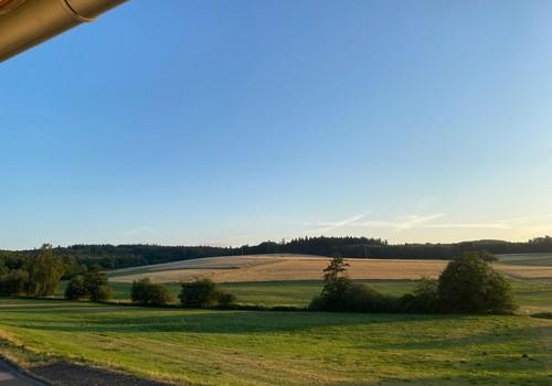 Blick aus dem Wohnzimmer
