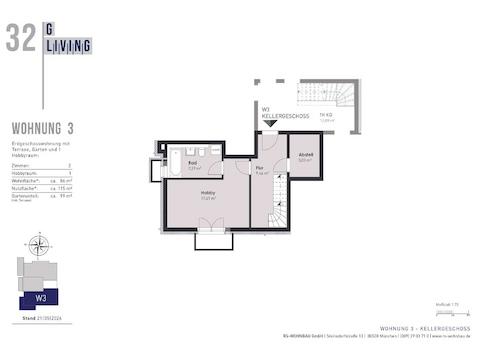 Grundriss Souterrain
