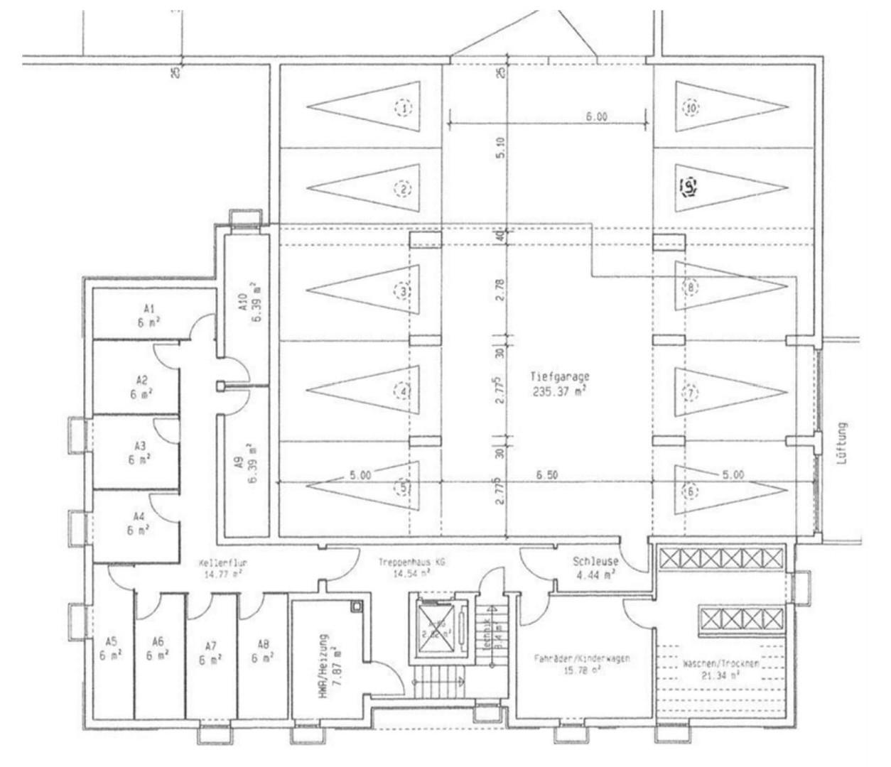 Tiefgarage/Keller