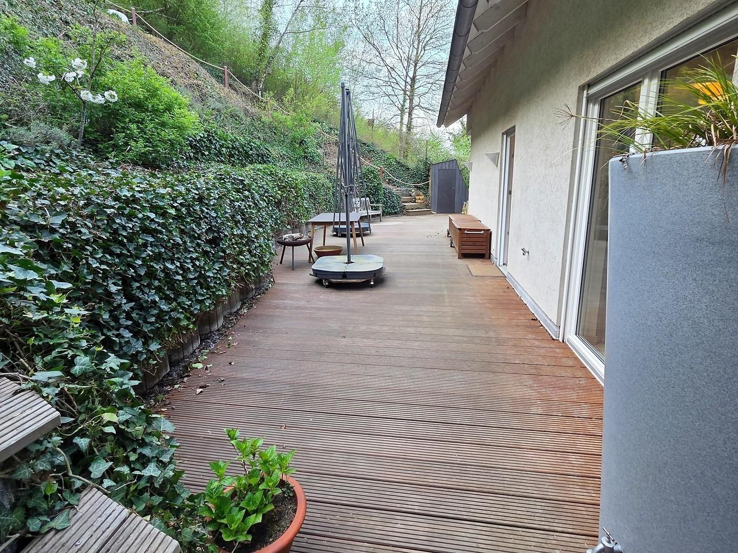 Terrasse Wohnzimmer