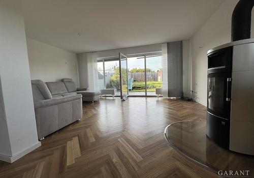 Wohnzimmer mit Kaminofen