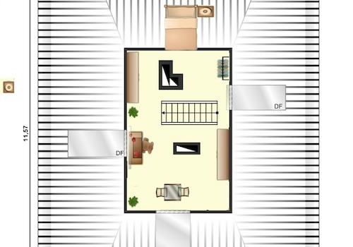 Grundriss DG-Zimmer m