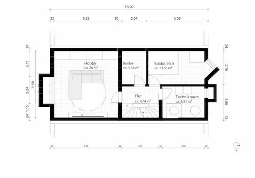 Grundriss Untergeschoss