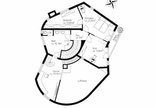 Grundriss Obergeschoss