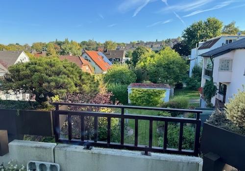 Ausblick Balkon