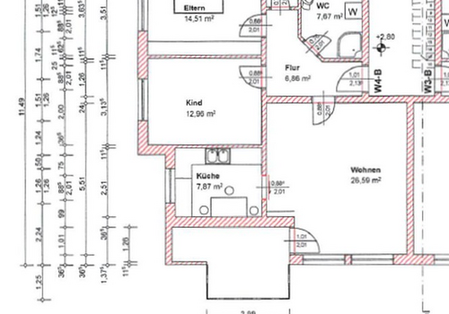Grundriss Wohnung