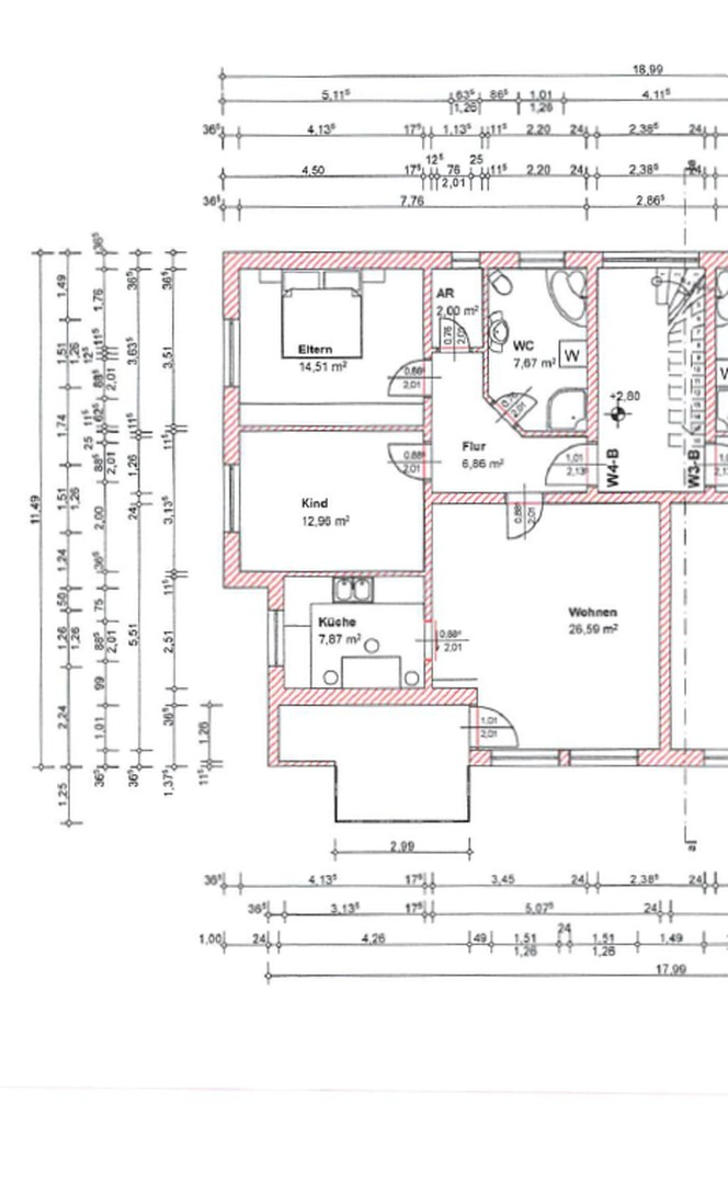 Grundriss Wohnung