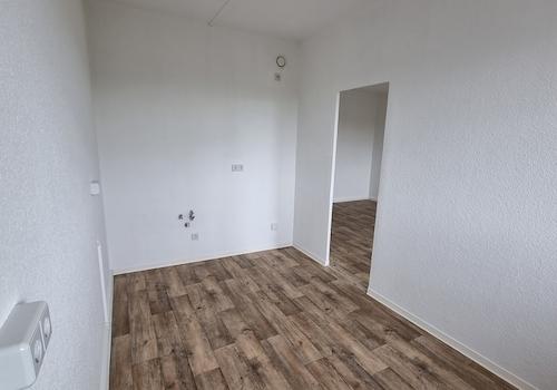 Küche mit Anschlüssen
