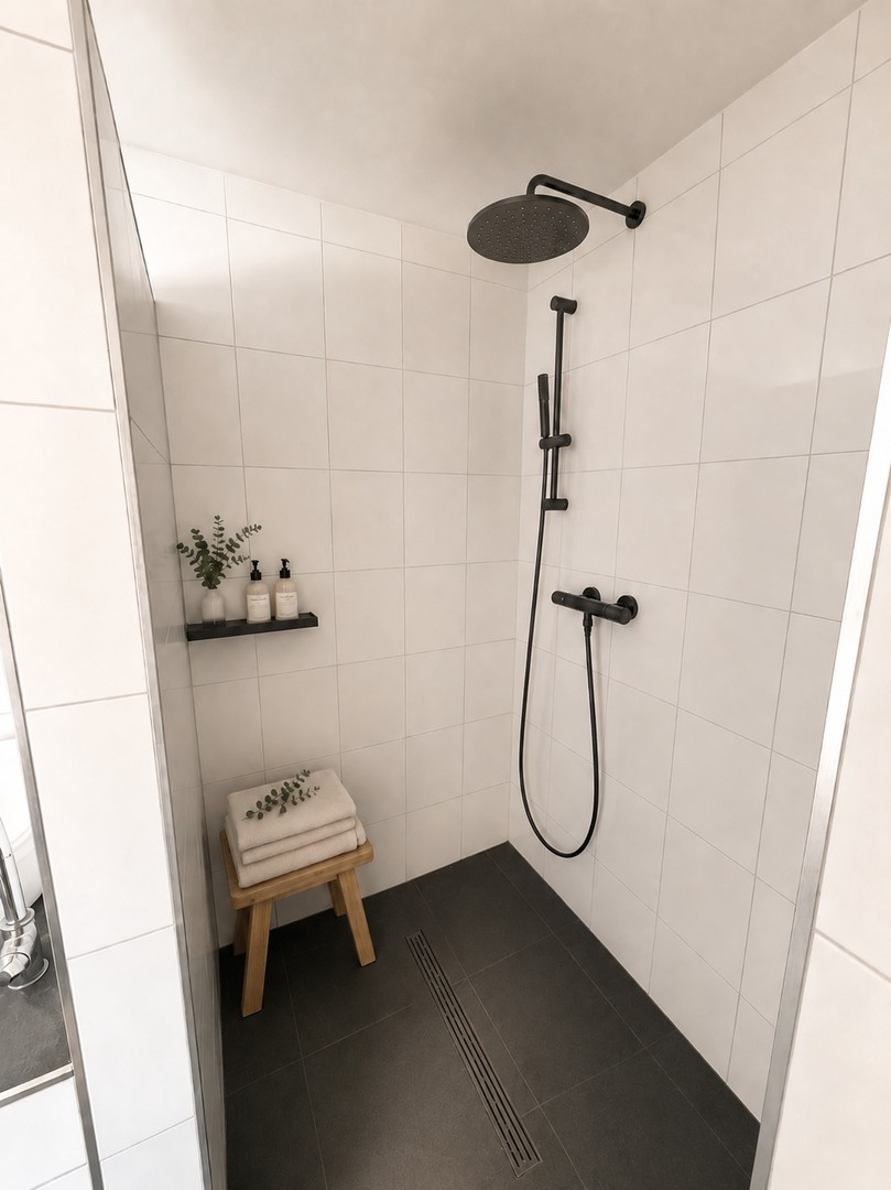 Ebenerdige Dusche