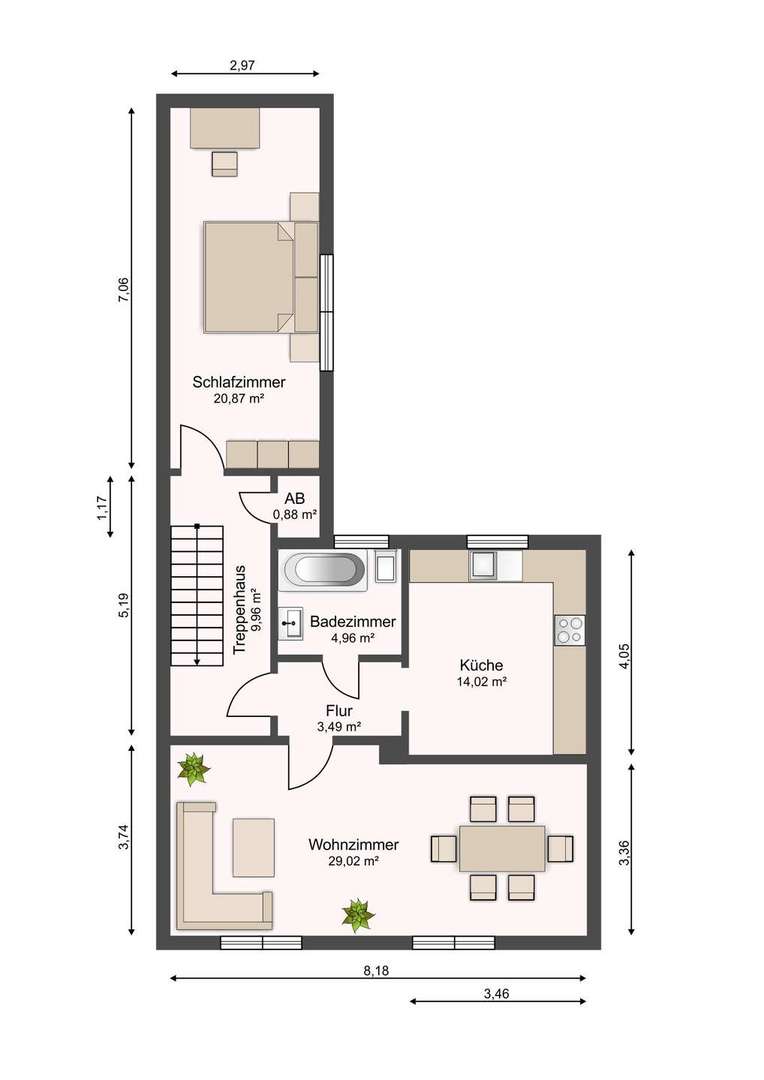 Grundriss OG