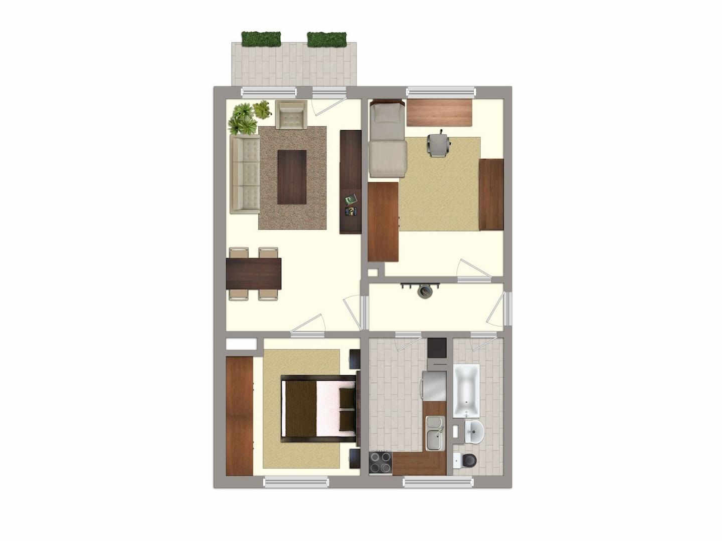 rechte Wohnung_3 Zimmer