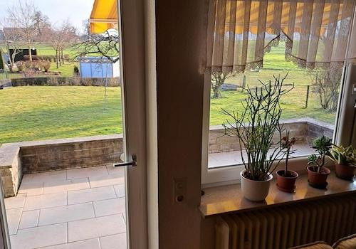 Terrassenzugang im Wo-Zi