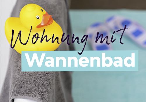 Einziehen in ein Zuhause mit schönem Wannenbad