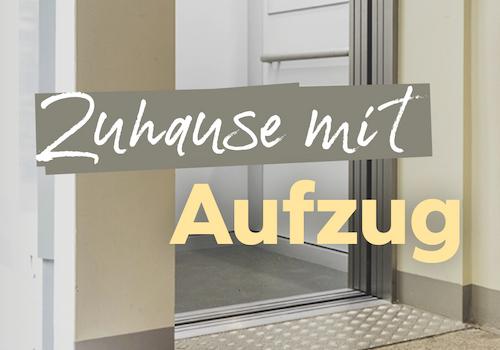 Einziehen in eine Wohnung mit Aufzug