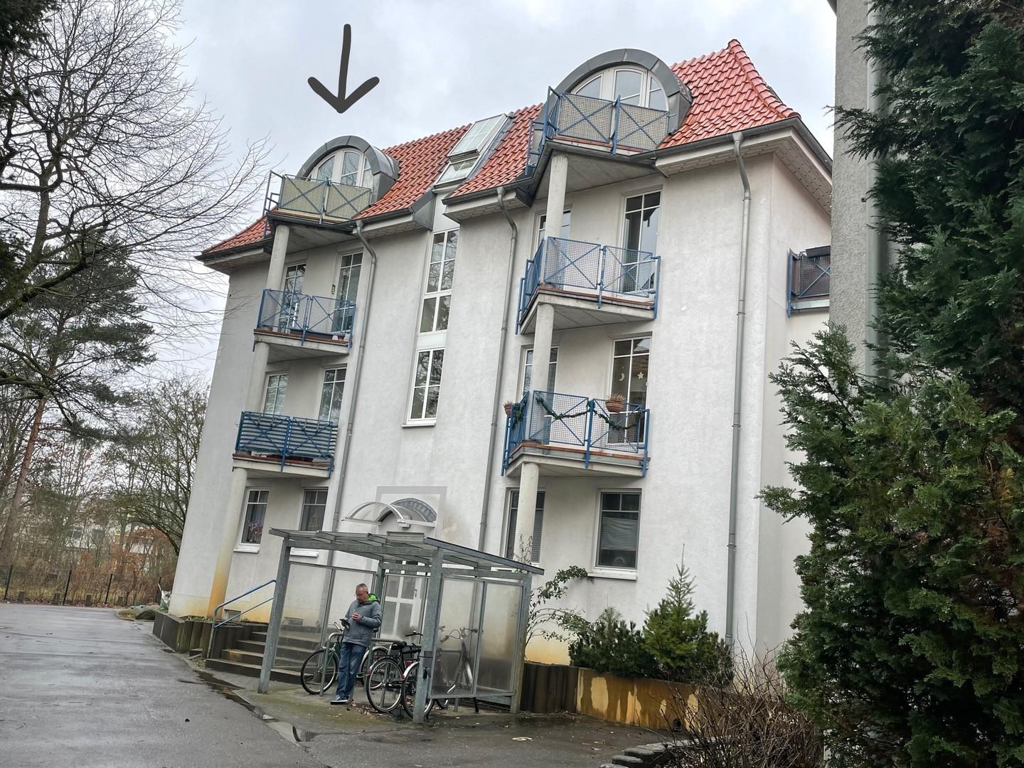 Außenansicht Türeingang