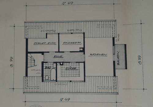 2OG Grundriss 1963