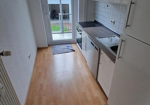 Küche ohne Möbel