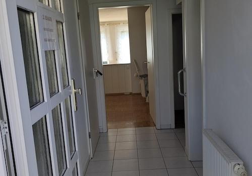 Geöffnete Haustür