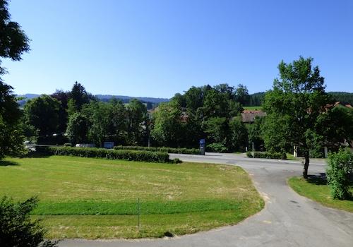 Blick vom Balkon
