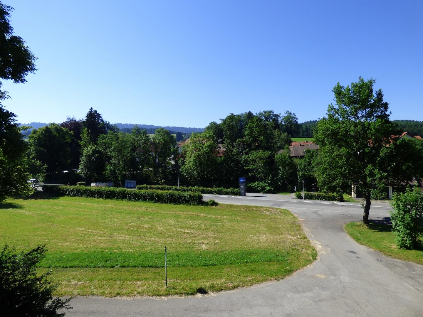 Blick vom Balkon