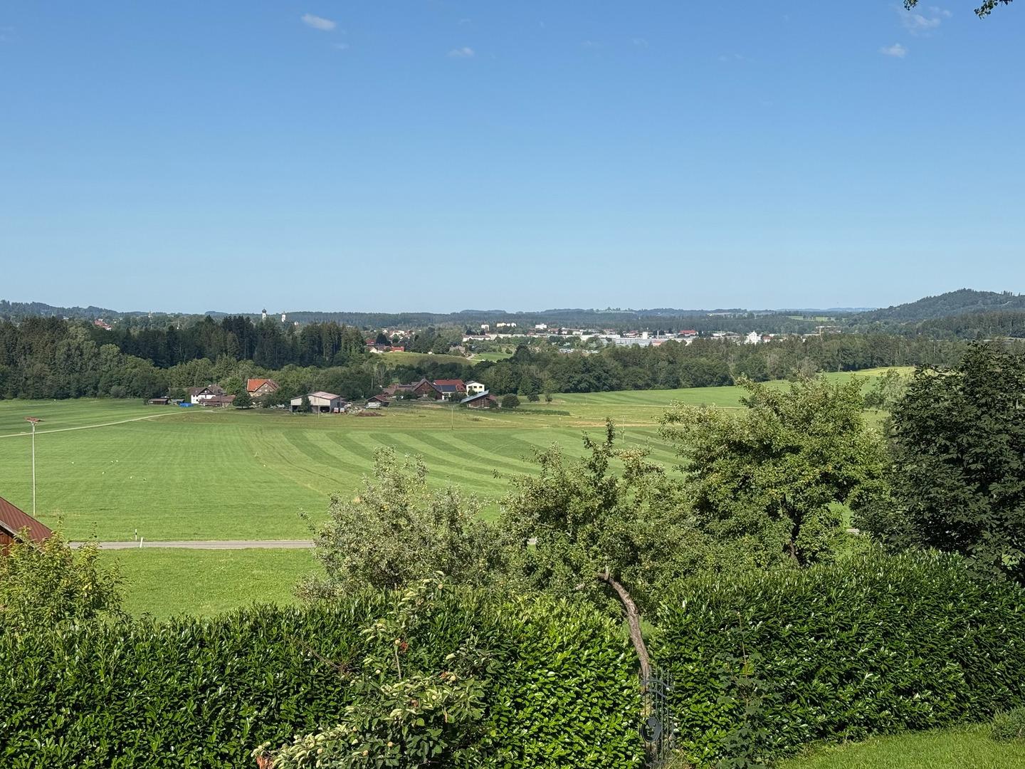 Blick vom Objekt