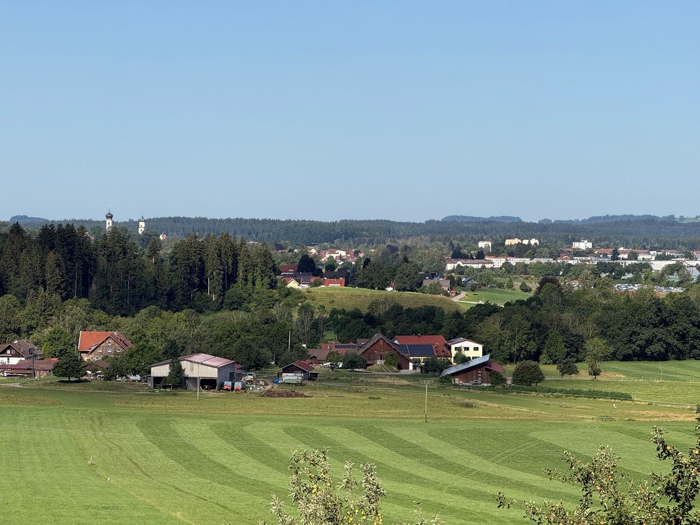 Blick vom Objekt