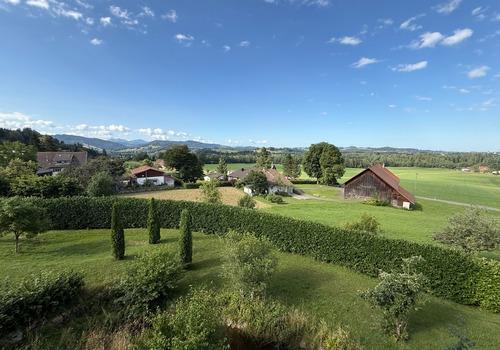 Blick vom Objekt