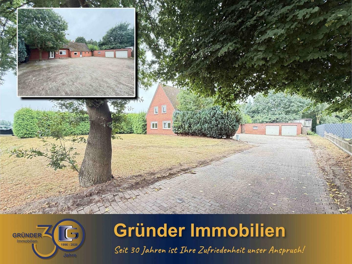 Haus mit großem Grundstück