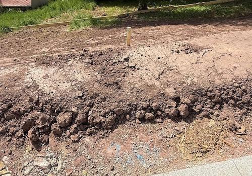 Grenzmarkierung links