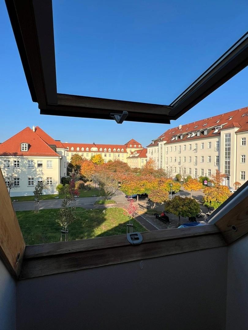 Ausblick in den Hof