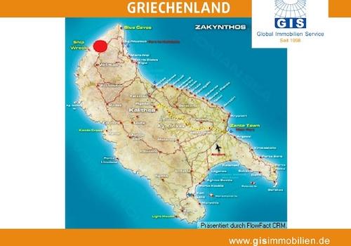 Lage auf der Insel