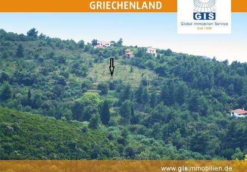 Blick auf das Grundstück