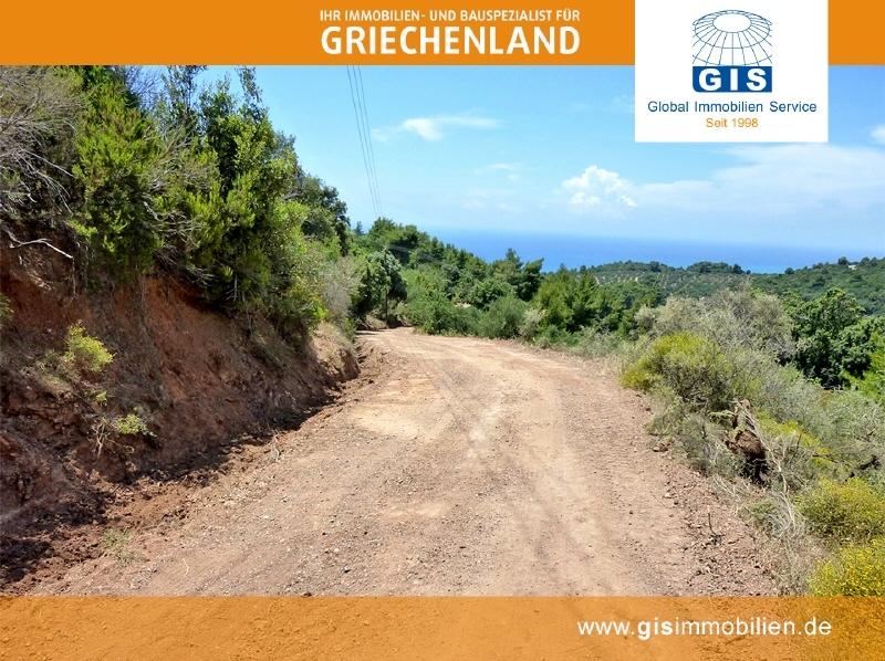 Weg zum Grundstück