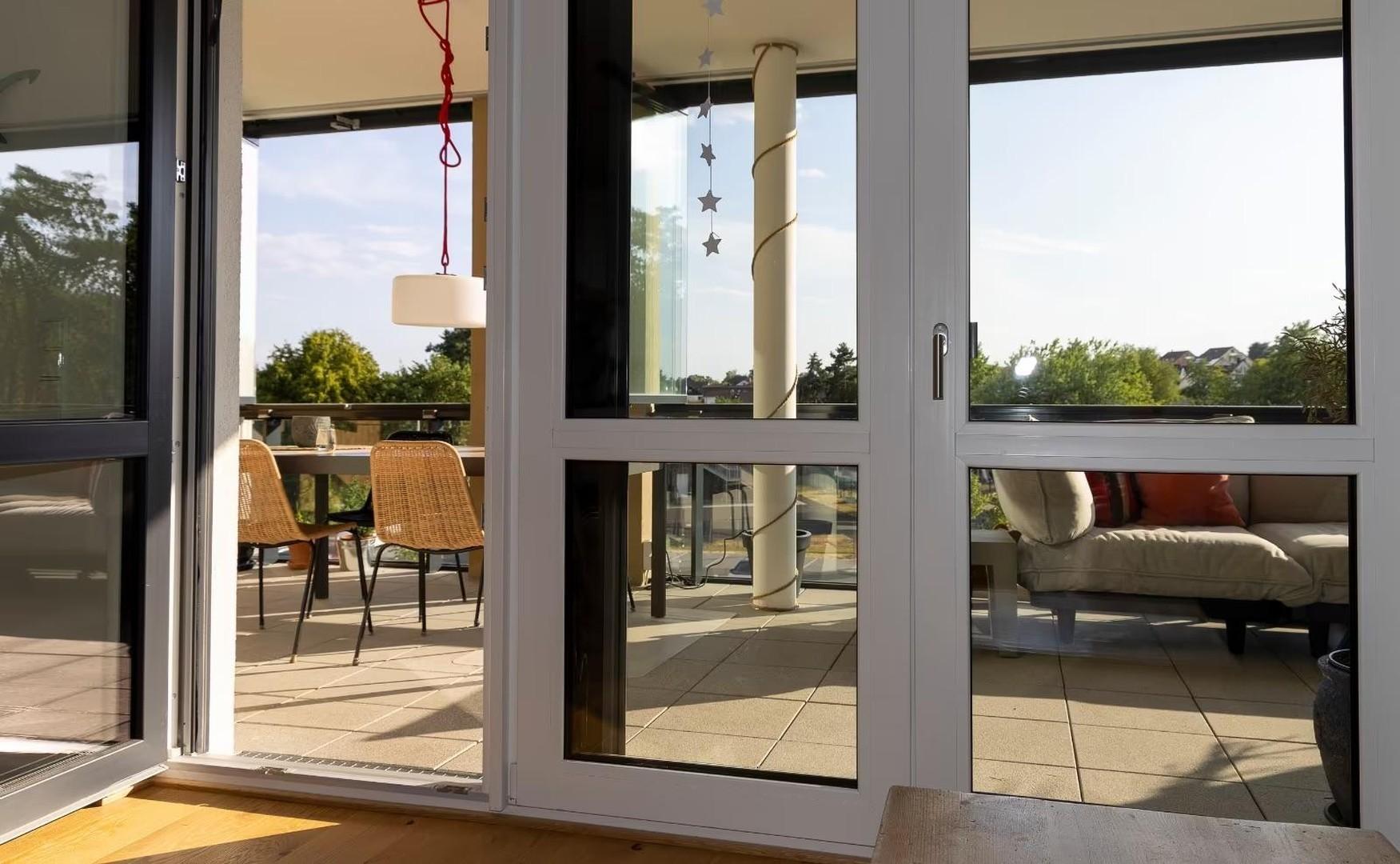 Wohnzimmer Blick Loggia