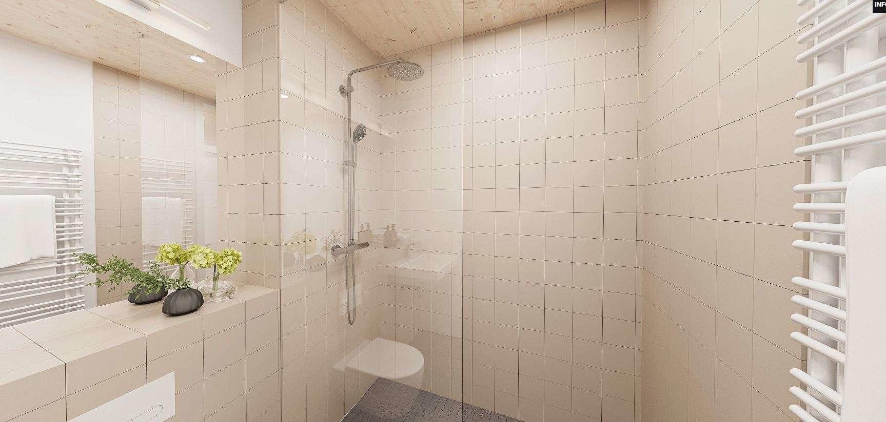 Badezimmer mit Dusche