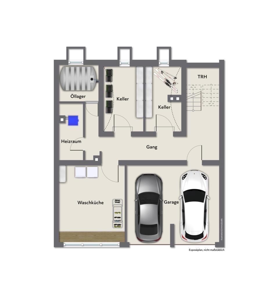 Grundriss Untergeschoss