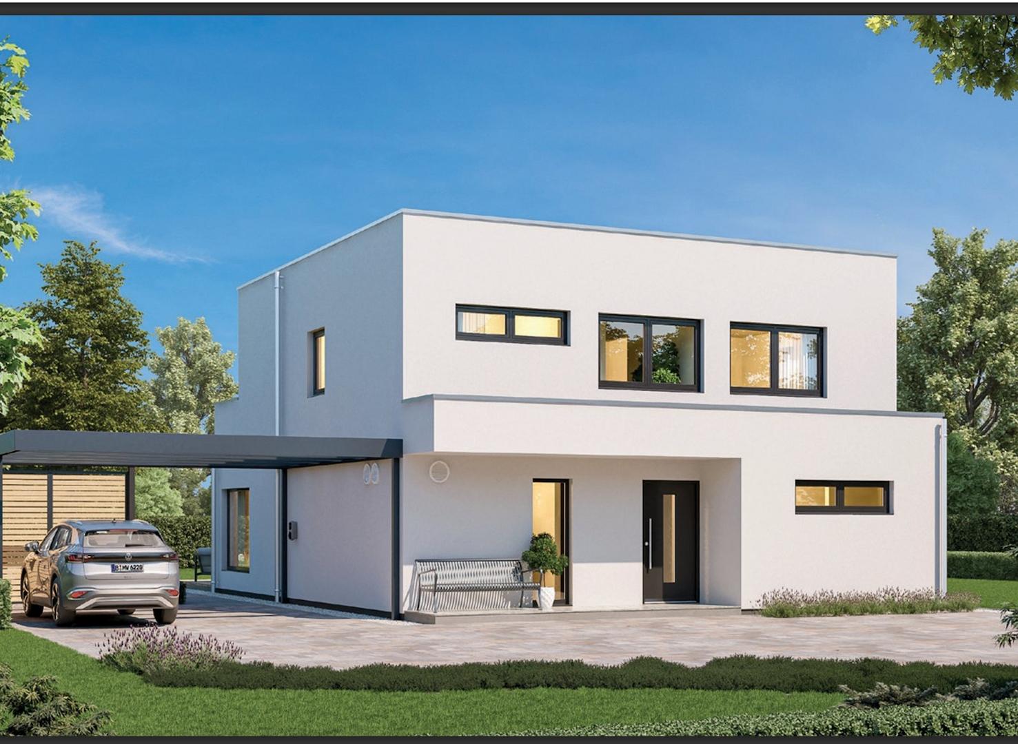 ... mit Carport.....