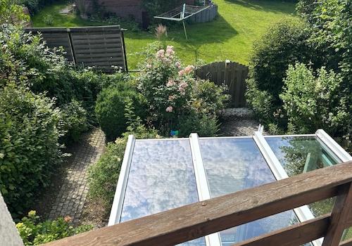 Aussicht vom Balkon