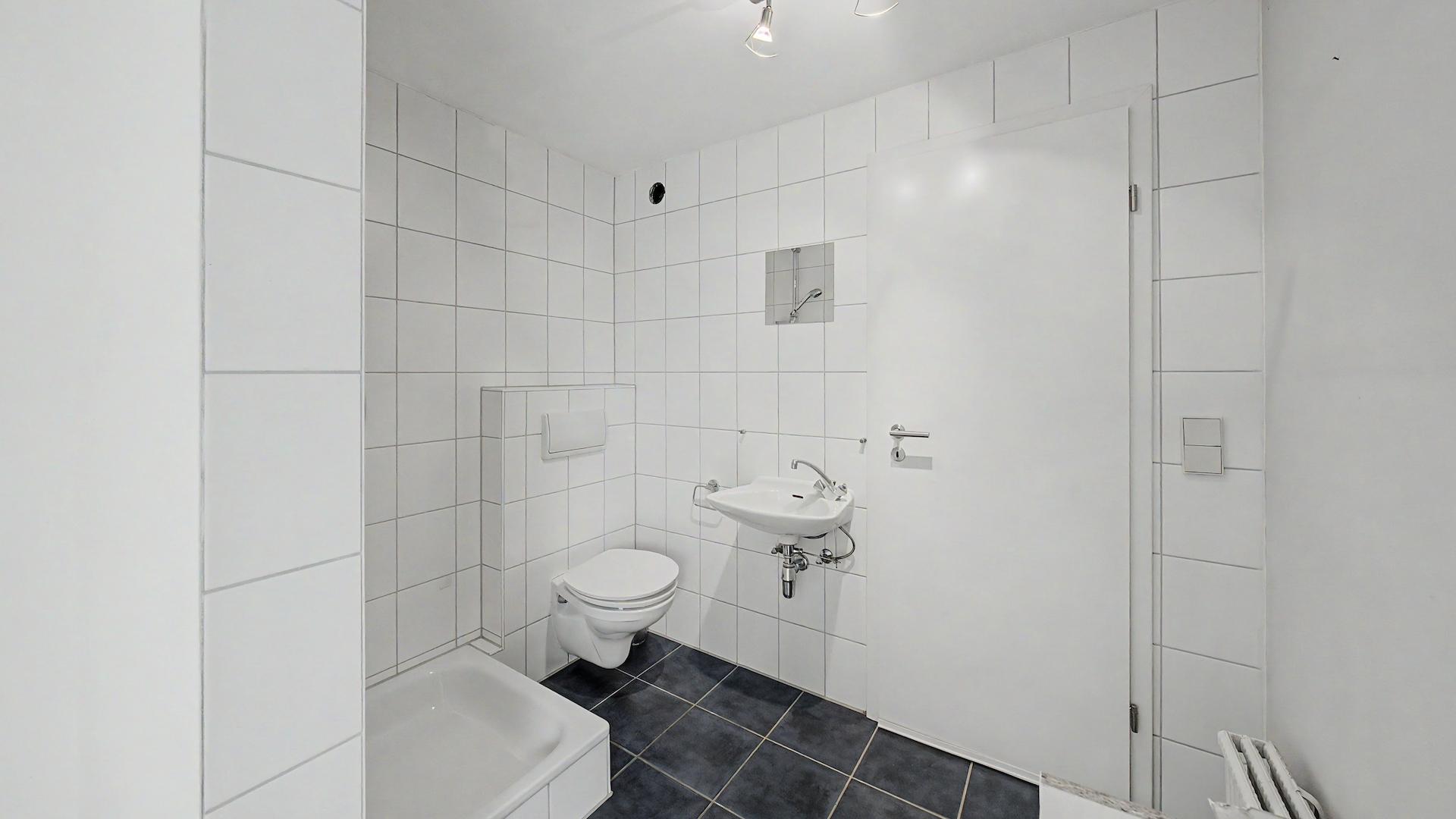 Badezimmer im Dachgeschoss