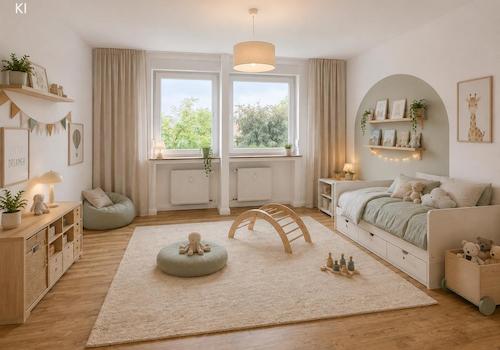 KI geriertes Zimmer - 1. Variante Kind
