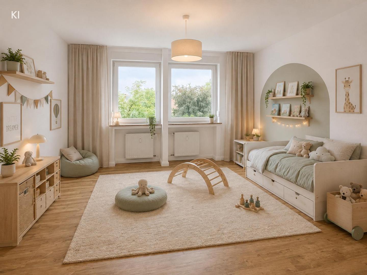 KI geriertes Zimmer - 1. Variante Kind