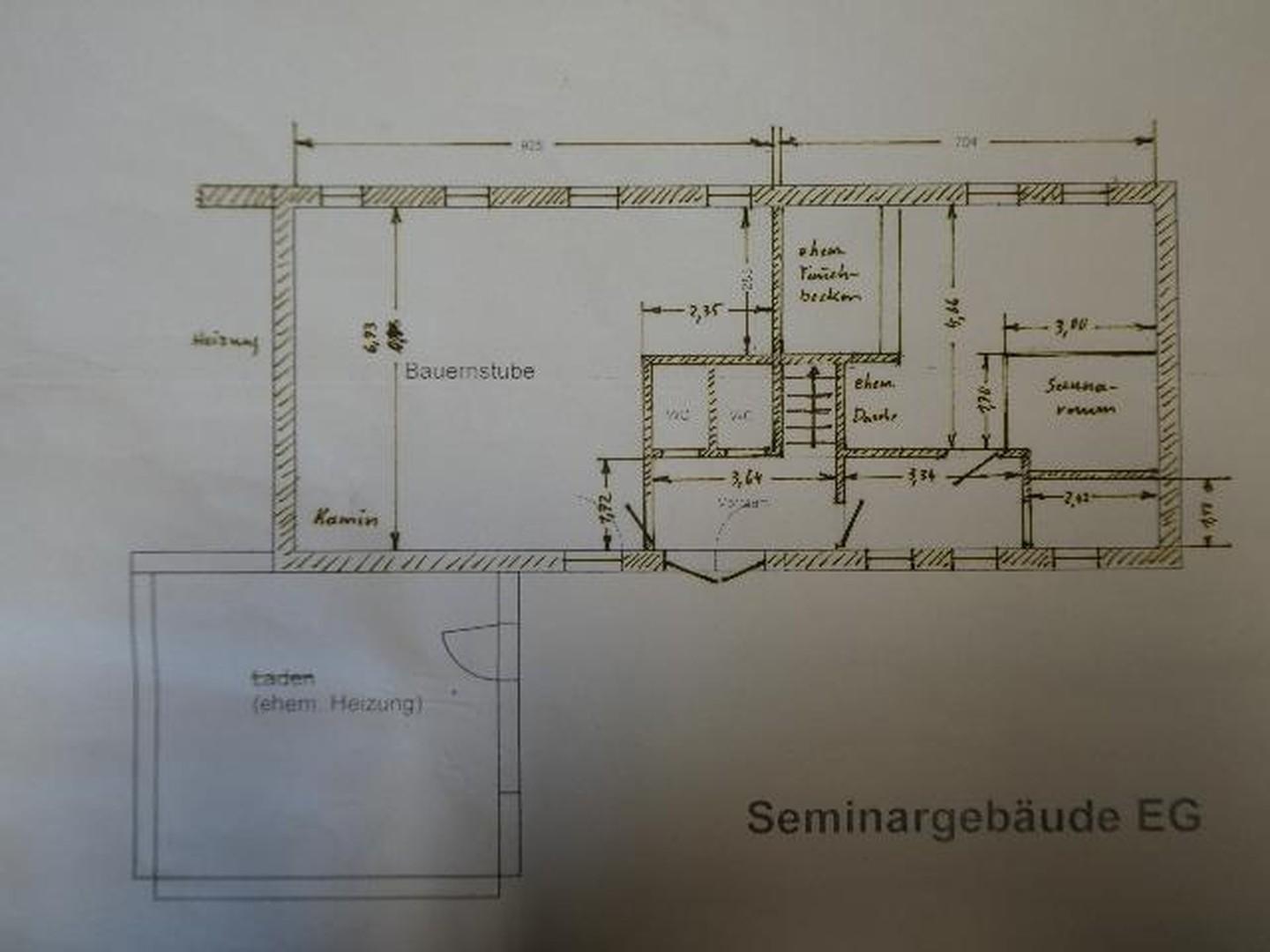 Seminargebäude Erdgeschoß