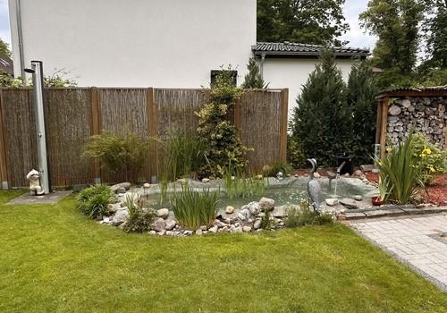 Gartendusche/Gartenteich