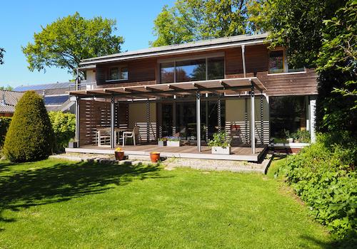 Blick zum Haus