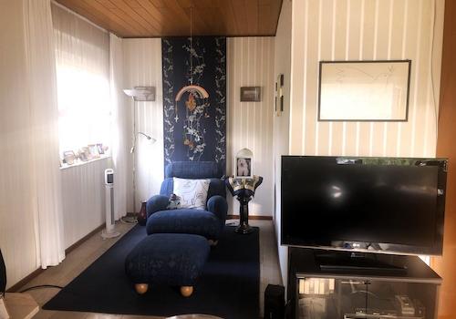Kaminecke im Wohnzimmer