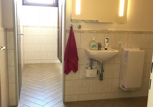 Ein Blick in die WC-Anlage