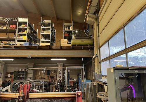 Lager oben ca 5x20 m