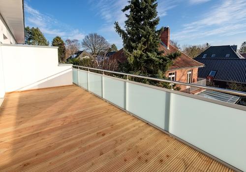 Dachterrasse Richtung Südost