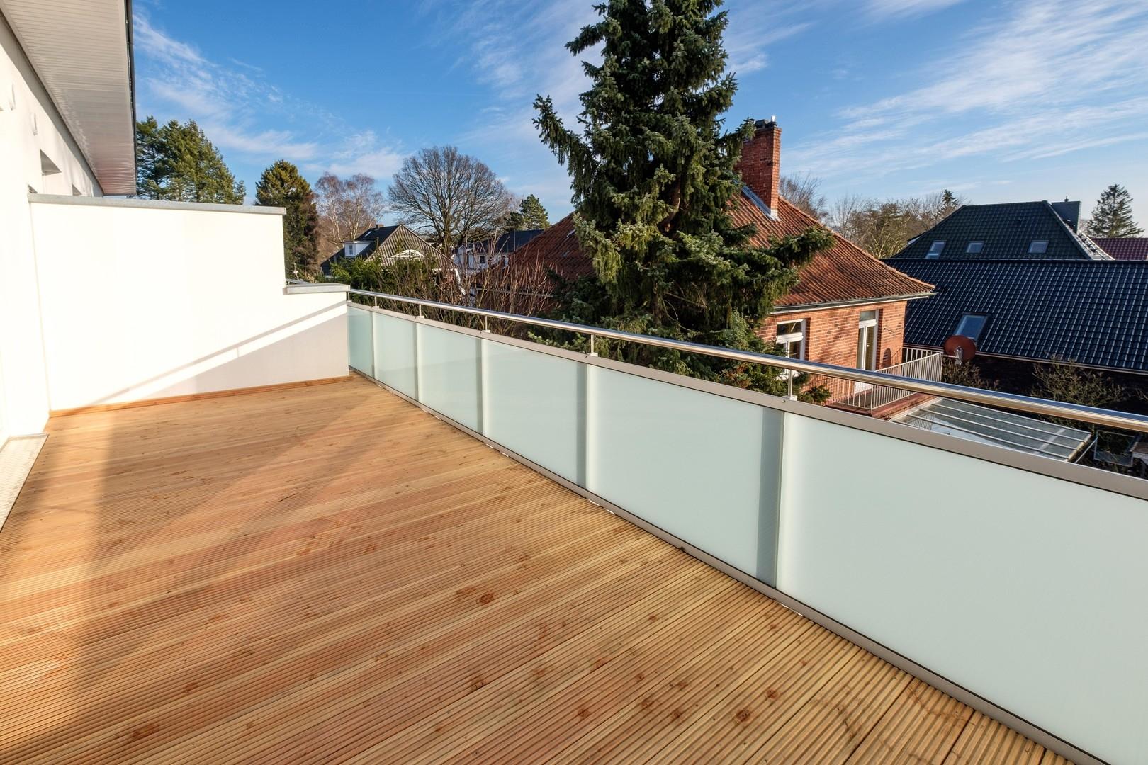 Dachterrasse Richtung Südost